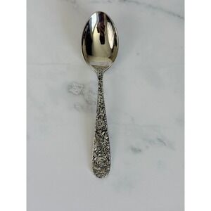 Godinger Olde Bouquet Silver Plate Stemware 5 3/4" Dessert Spoon